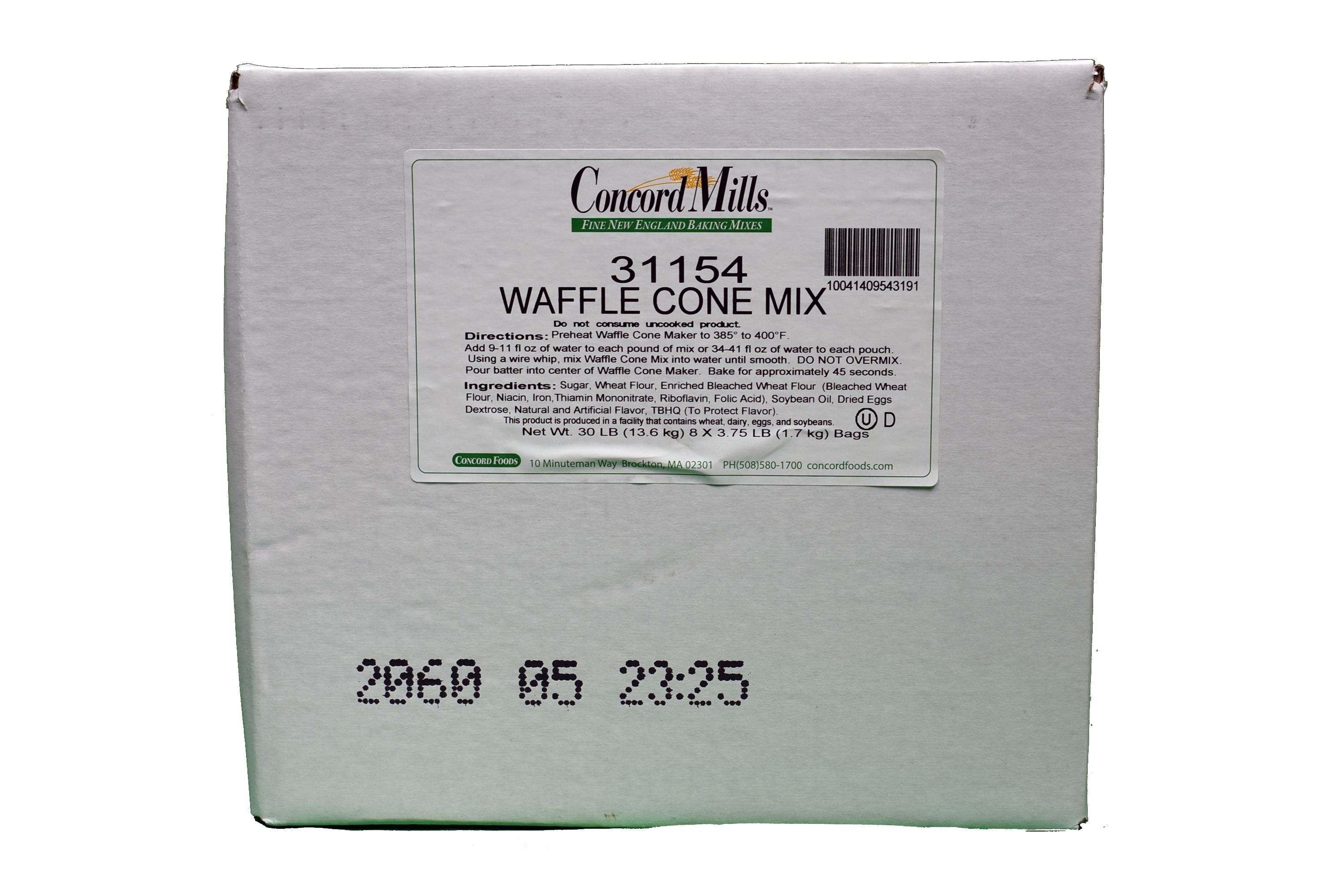 ORG WAFFLE CONE MIX